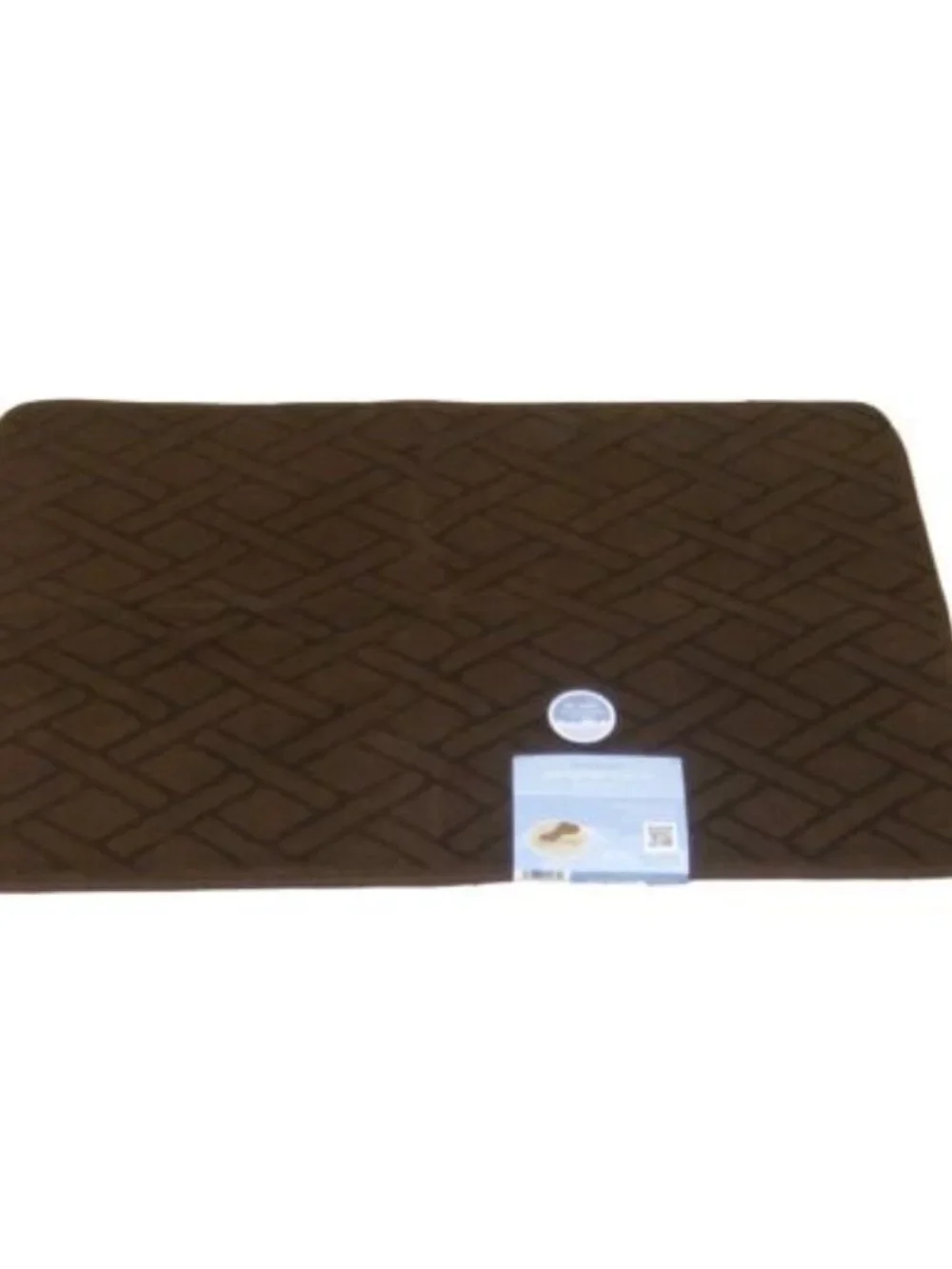Tranquility Luxurious Memory Foam Brown Bath Mat size 17